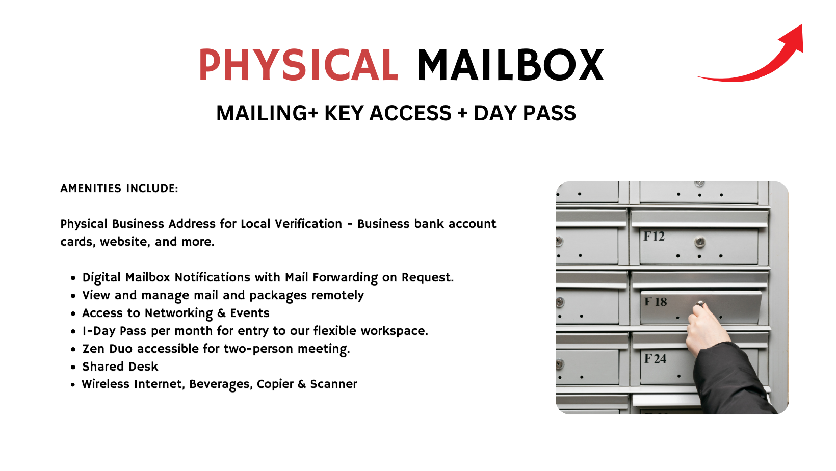 Physical mailbox service graphic